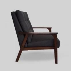 Duluth Mid-Century Armchair Black - Christopher Knight Home -Christopher Knight Home GUEST 4f782bd0 6e87 4d74 99b8 960fff544b2b