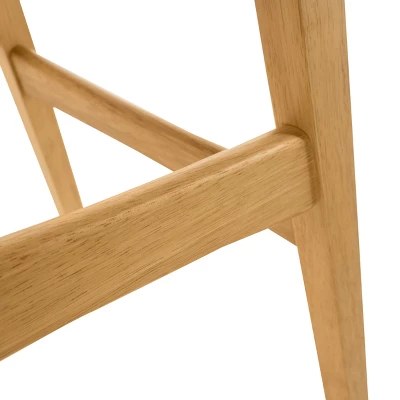 42" Moria Bar Height Dining Set Natural Oak/Green Tea - Christopher Knight Home 4 42" Moria Bar Height Dining Set Natural Oak/Green Tea - Christopher Knight Home - Image 2