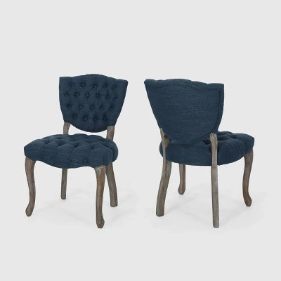 Set Of 2 Crosswind Tufted Dining Chair - Christopher Knight Home 10 Set Of 2 Crosswind Tufted Dining Chair - Christopher Knight Home - Image 8