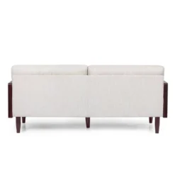 Sofia Mid-Century Modern Upholstered 3 Seater Sofa - Christopher Knight Home -Christopher Knight Home GUEST 539c5e2b 91cb 4a66 b02b 9cc4c07ad5d7