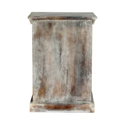 Tijeras Handcrafted Boho Mango Wood Nightstand Distressed White - Christopher Knight Home -Christopher Knight Home GUEST 54cb1a80 3272 4ea6 a19e 3b9e9691c20e