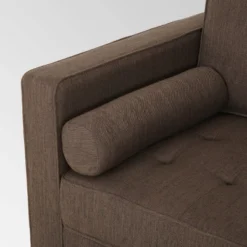 Portwall Contemporary Tufted Sofa Brown - Christopher Knight Home -Christopher Knight Home GUEST 553f9c73 6e07 405f ac59 daf37f06b455