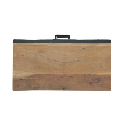 Burdine Handcrafted Boho Wood 3 Drawer Cabinet Natural/Black - Christopher Knight Home 8 Burdine Handcrafted Boho Wood 3 Drawer Cabinet Natural/Black - Christopher Knight Home - Image 6