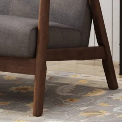 Hetel Mid-Century Modern Settee Dark Gray - Christopher Knight Home 9 Hetel Mid-Century Modern Settee Dark Gray - Christopher Knight Home -Christopher Knight Home GUEST 5b752ae8 188a 4af7 93eb a143c8af611d