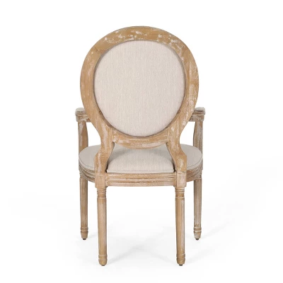 Set Of 4 Judith French Country Wood Upholstered Dining Chairs - Christopher Knight Home 9 Set Of 4 Judith French Country Wood Upholstered Dining Chairs - Christopher Knight Home - Image 7