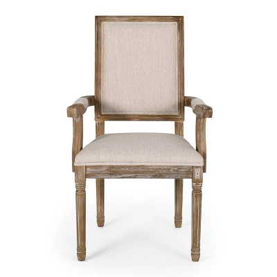 Set Of 4 Maria French Country Wood Upholstered Dining Chairs - Christopher Knight Home 4 Set Of 4 Maria French Country Wood Upholstered Dining Chairs - Christopher Knight Home - Image 2