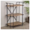 Yorktown 40.5" 3-Shelf Industrial Bookcase Brown - Christopher Knight Home -Christopher Knight Home GUEST 5d330bb6 d769 4d5c 9481 de8c0a8586d1