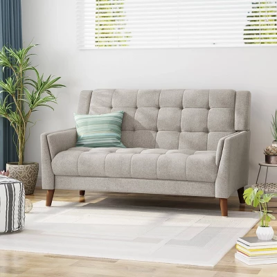 Candace Mid-Century Modern Loveseat - Christopher Knight Home 3 Candace Mid-Century Modern Loveseat - Christopher Knight Home