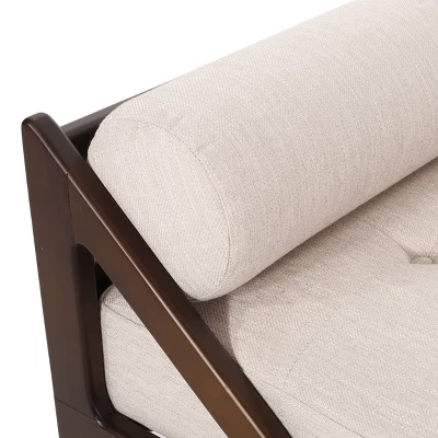 Rayle Contemporary Tufted Chaise Lounge With Rolled Accent Pillows - Christopher Knight Home 9 Rayle Contemporary Tufted Chaise Lounge With Rolled Accent Pillows - Christopher Knight Home - Image 7