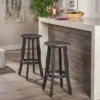 Set Of 2 Ruthie Acacia Barstools Dark Gray - Christopher Knight Home -Christopher Knight Home GUEST 610c5329 ee24 42e5 bb15 e9427e918ff5