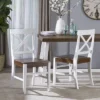 Set Of 2 Roshan Farmhouse Acacia Dining Chair - Christopher Knight Home -Christopher Knight Home GUEST 615a98b8 27f1 469f 8c57 03a921afb3e1