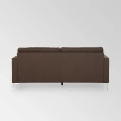 Portwall Contemporary Tufted Sofa Brown - Christopher Knight Home -Christopher Knight Home GUEST 627d00af 8d7f 45ec 9541 016dfcc514dc
