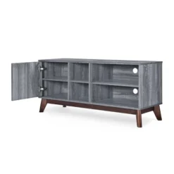 Rattler Mid-Century Modern TV Stand With Storage For TVs Up To 43" - Christopher Knight Home -Christopher Knight Home GUEST 63a7b19d 4274 439d abb1 186f1ef61d8e