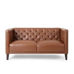 Rockney Contemporary Upholstered Tufted Loveseat - Christopher Knight Home -Christopher Knight Home GUEST 662899e3 a539 4e2d adce a17a98a66d76