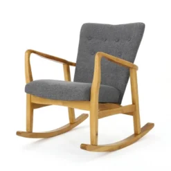 Callum Mid-Century Fabric Rocker - Christopher Knight Home -Christopher Knight Home GUEST 68a4a96d 664f 4431 bcc6 dc0bdf89c146