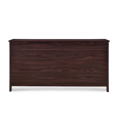 3pc Olimont Contemporary Double Dresser And Nightstand Set Walnut - Christopher Knight Home 12 3pc Olimont Contemporary Double Dresser And Nightstand Set Walnut - Christopher Knight Home - Image 10
