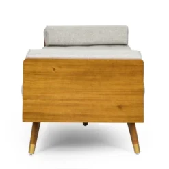 Keairns Mid Century Modern Tufted Double End Chaise Lounge With Bolster Pillows - Christopher Knight Home -Christopher Knight Home GUEST 69557f0d 5233 4ebe abd1 e684754213eb