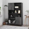 64.5" Frankford Contemporary Cube Unit Bookcase Dark Gray - Christopher Knight Home -Christopher Knight Home GUEST 695a3f1f 8e90 464c 8a15 4ef552e96bba
