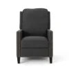 Cecelia Traditional Press-Back Recliner Dark Gray - Christopher Knight Home