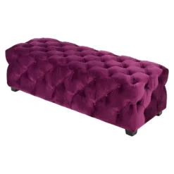 Piper Tufted Rectangular Ottoman Bench - Christopher Knight Home -Christopher Knight Home GUEST 69b54372 7a35 41bf 8b9b 1eefe83c685c