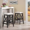 Set Of 2 Greely Farmhouse Barstools - Christopher Knight Home -Christopher Knight Home GUEST 6a89c8cf e75b 471d a2f7 0fd53a6199e8