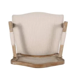 Set Of 2 Andrea French Country Wood And Cane Upholstered Dining Armchairs - Christopher Knight Home -Christopher Knight Home GUEST 6ae7bfff 39d2 499c 8029 ccb0f6cf87c2