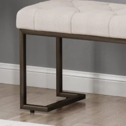 Galileo Modern Bench Beige - Christopher Knight Home -Christopher Knight Home GUEST 6c349313 3fad 45e8 8111 23886f68e7d1