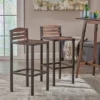 Set Of 2 Lilith Acacia Barstools Dark Brown - Christopher Knight Home -Christopher Knight Home GUEST 6c7a9aa6 d1b0 4560 9435 06c5824e4d9e