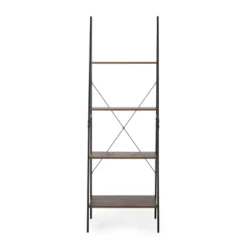 71.5" Newnan Modern Industrial 4 Shelf Etagere Ladder Bookcase - Christopher Knight Home 18 71.5" Newnan Modern Industrial 4 Shelf Etagere Ladder Bookcase - Christopher Knight Home -Christopher Knight Home GUEST 6cb32b39 b50d 4e71 8945 8238d0b79c66