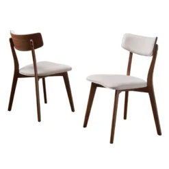 Set Of 2 Chazz Mid-Century Dining Chair - Christopher Knight Home -Christopher Knight Home GUEST 6eabfb8a 2854 4bd8 b7f2 65707ab7bd4f