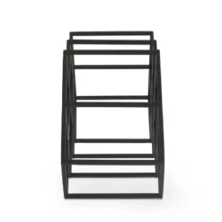 Mcclellan Modern Industrial 7 Bottle Tabletop Wine Rack Black - Christopher Knight Home 12 Mcclellan Modern Industrial 7 Bottle Tabletop Wine Rack Black - Christopher Knight Home -Christopher Knight Home GUEST 6edf5f60 179c 4d1d 984f be3b19049415