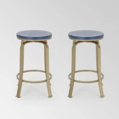 Set Of 2 Skyla Modern Industrial Swivel Counter Height Barstool - Christopher Knight Home -Christopher Knight Home GUEST 6f088085 0143 40c9 ad22 41abc09057e9