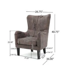Lorenzo High Back Chair - Christopher Knight Home -Christopher Knight Home GUEST 73bf3204 137d 440c b9c2 4e82383fe65e