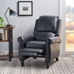 Haddan Faux Leather Recliner Club Chair - Christopher Knight Home -Christopher Knight Home GUEST 75d21fa8 ad8d 49e5 bc5c 9d988ef35be0