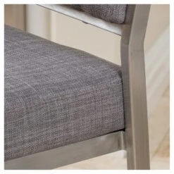 Set Of 2 Qyto 30" Fabric Barstool Light Gray - Christopher Knight Home -Christopher Knight Home GUEST 760c7c08 7018 4d67 b3a4 27cfc8c713c4