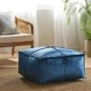 Nakisha Velvet Square Bean Bag Ottoman - Christopher Knight Home -Christopher Knight Home GUEST 761ae0ed 9300 4752 a171 7032916a4134