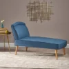 Carisia Mid Century Modern Chaise Lounge Navy Blue - Christopher Knight Home -Christopher Knight Home GUEST 76ec411d cc93 4c80 8b6b 9cb460527276