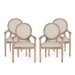 Set Of 4 Judith French Country Wood Upholstered Dining Chairs - Christopher Knight Home 26 Set Of 4 Judith French Country Wood Upholstered Dining Chairs - Christopher Knight Home -Christopher Knight Home GUEST 772ee0cd 252b 4ff7 a03f 22bdae7f579e