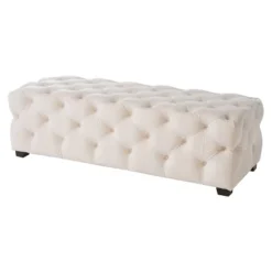 Piper Tufted Rectangular Ottoman Bench - Christopher Knight Home -Christopher Knight Home GUEST 774970ef b6bc 4c07 8196 48a6cd37d2b8