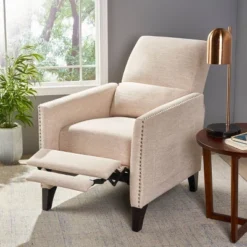 Alscot Contemporary Push Back Recliner - Christopher Knight Home -Christopher Knight Home GUEST 77ceff36 3fe5 4ae3 af75 13675563632b