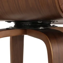 2pc Hargis Mid Century Modern Channel Stitch Bentwood Swivel Counter Height Barstools - Christopher Knight Home -Christopher Knight Home GUEST 77ef931c 4007 4714 83f2 7c0f6bf1d0a5