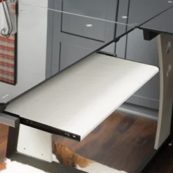 Oria L-Shaped Desk With Tempered Glass - Black/Gray - Christopher Knight Home -Christopher Knight Home GUEST 7808c23b 3fa8 448d 999c 09c2bef73425