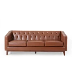 Ovando Contemporary Upholstered 3 Seater Sofa - Christopher Knight Home -Christopher Knight Home GUEST 7c96d930 5320 46ef 995a 2a0bbd414a72