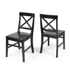 Set Of 2 Roshan Farmhouse Acacia Dining Chair - Christopher Knight Home -Christopher Knight Home GUEST 7d97014d 738c 47c4 9640 6e68259906d0
