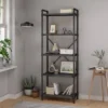 71" Driscoe Industrial 5 Shelf Firwood Bookcase Gray/Pewter - Christopher Knight Home -Christopher Knight Home GUEST 7f85be10 7013 4c68 856f 85c155edb37a