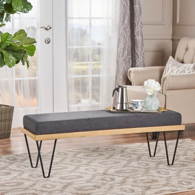 Elisha Industrial Modern Bench - Christopher Knight Home 3 Elisha Industrial Modern Bench - Christopher Knight Home