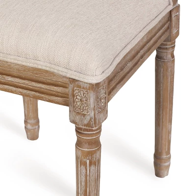 Set Of 2 Regina French Country Wood And Cane Upholstered Dining Chairs - Christopher Knight Home 12 Set Of 2 Regina French Country Wood And Cane Upholstered Dining Chairs - Christopher Knight Home - Image 10