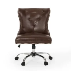 Bedell Contemporary Tufted Swivel Office Chair - Christopher Knight Home -Christopher Knight Home GUEST 818b5964 e7ed 483f bf4d 8a6a184ebcdb