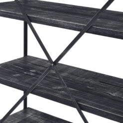 68" Farrells Industrial 5 Shelf Bookcase Gray - Christopher Knight Home -Christopher Knight Home GUEST 822582aa 36a5 4cf3 9eb0 dea0d7f7c6bc