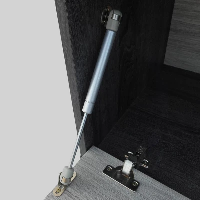 Bijan 2pc Mid-Century Entertainment Center Set Sonoma Gray Oak - Christopher Knight Home 5 Bijan 2pc Mid-Century Entertainment Center Set Sonoma Gray Oak - Christopher Knight Home - Image 3